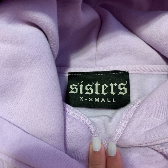 sisters lavender hoodie